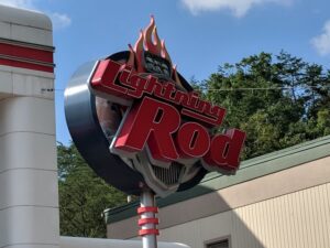 The Lightning Rod is an exceptional roller coaster!-Dollywood Pigeon Forge TN