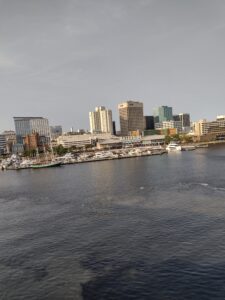 Our ship heading out to sea!-Norfolk cruises