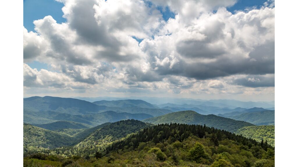 The stunning Blue Ridge Mountains offers many opportunities to explore the natural beauty!-Best Asheville NC Hikes