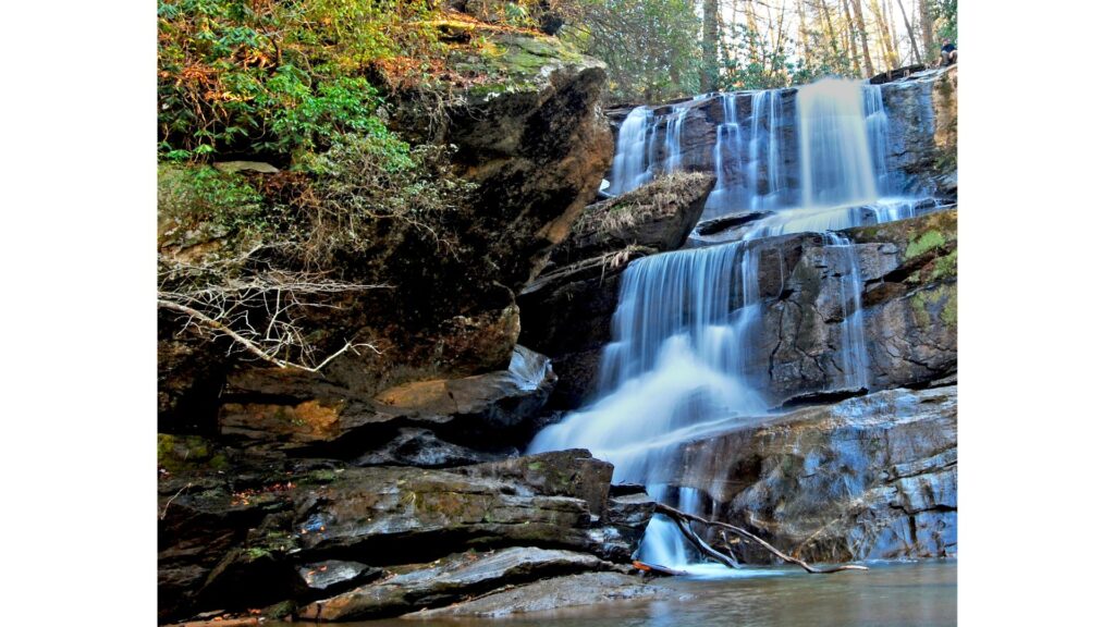 The landscape of Western North Carolina is dotted with remarkable waterfalls!  Hiking there is half of the fun!-Best Asheville NC Hikes