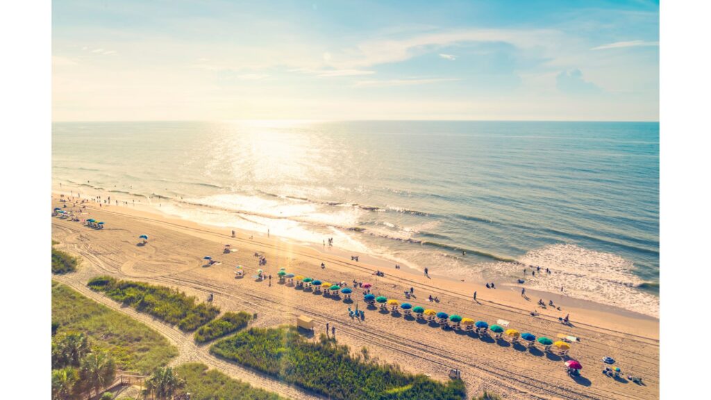 Many campsites at Ocean Lakes are mere steps away from the beautiful Atlantic Ocean!-Best Myrtle Beach Campgrounds