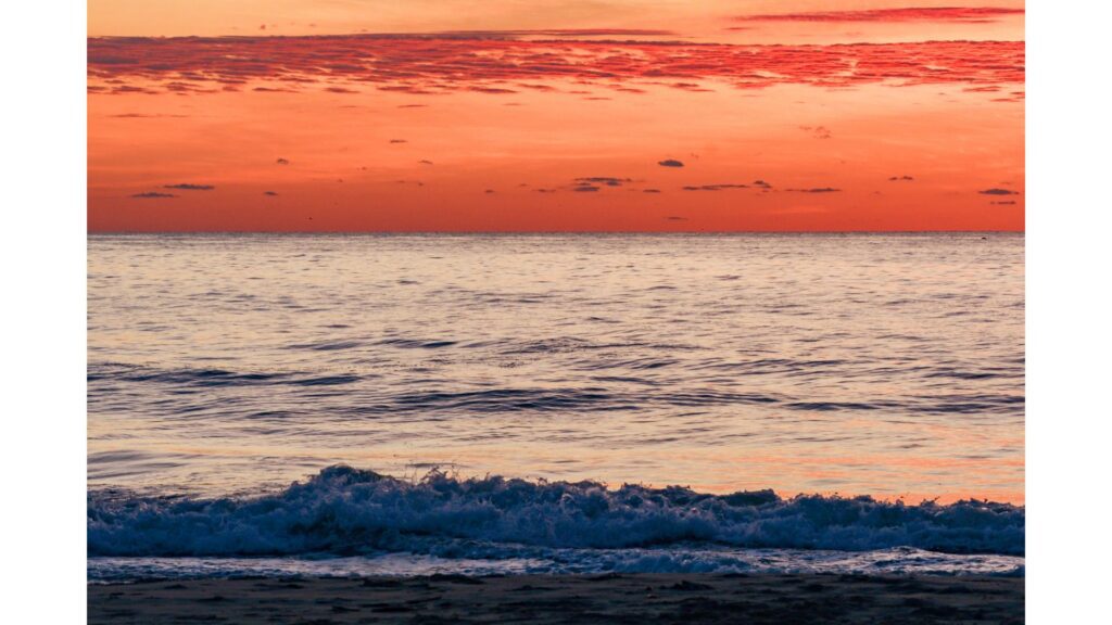 A sunrise over the ocean in Garden City beach is about the prettiest you will ever see!-Best Myrtle Beach beaches