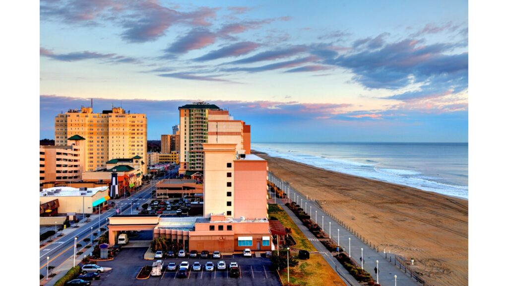 Lots of things to do in Virginia Beach! A view of the stunning oceanfront