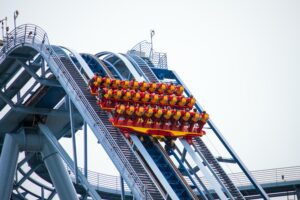 Griffon getting ready to take off!-Busch Gardens Williamsburg Guide