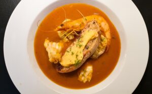 Bouillabaisse is a traditional French fish soup-best restaurants in Williamsburg