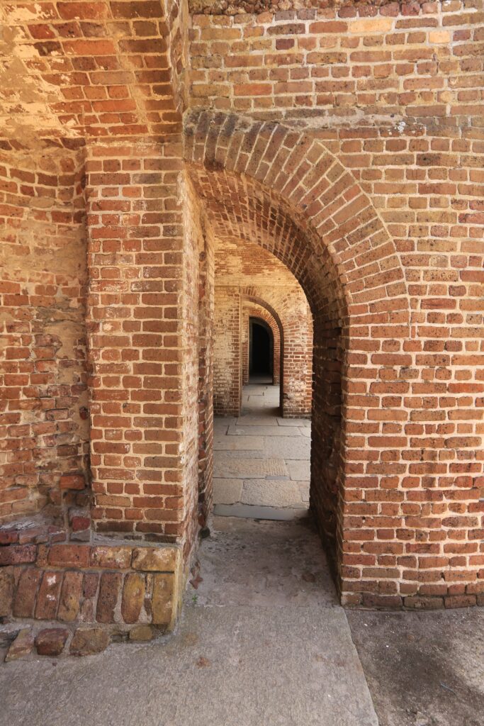 A view from inside Fort Sumpter-Top things to do in Charleston South Carolina