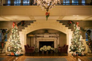 reynolda house at christmas