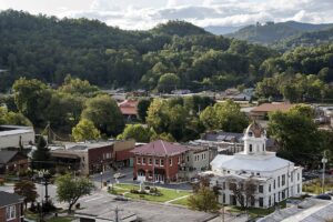 downtown Bryson City