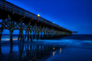 Pier fishing in Myrtle Beach is one of the most popular types of fishing here!