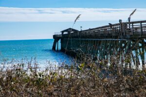 A view of the Myrtle beach State Park Pier, one of our choices for the best pier fishing in Myrtle Beach