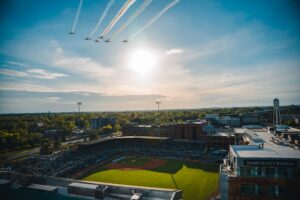 Don't miss seeing the Durham Bulls play ball right here!