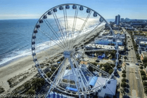 A fantastic view from above on the Myrtle Beach SkyWheel-Myrtle Beach Travel Guide