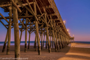 A view of the Myrtle beach State Park Pier, one of our choices for the best pier fishing in Myrtle Beach