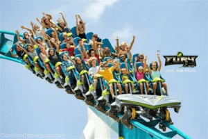 Fury 325 at Carowinds-My favorite among the things to do with kids in Charlotte!