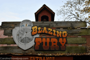 Getting geared up for the Blazing Fury!-Dollywood Pigeon Forge TN