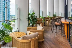 Gorgeous views of downtown Charlotte from the rooftop bar at the Kimpton!-Charlotte North Carolina Travel Guide