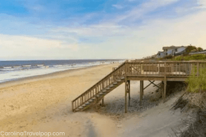 Litchfield beach is dotted with houses rather than hotels. It also is more serene than the vibrant Myrtle Beach area-Best Myrtle beach beaches