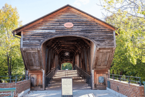 Old Salem in Winston Salem is a unique contrast between the Moravian settlement and the modern city surrounding it!