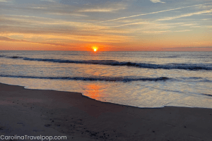 Sunrise over the ocean in Garden City beach is about the prettiest you will ever see!-Best Myrtle Beach beaches