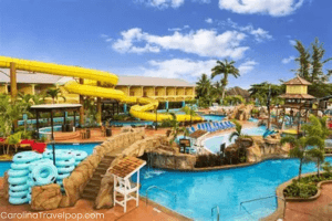 The Caribbean Resort has a magnificent water park for the kids to enjoy!-Best Myrtle Beach Family Hotels