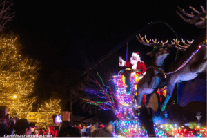 The outstanding entertainment really gets you into the Christmas mood!-Carowinds Winterfest