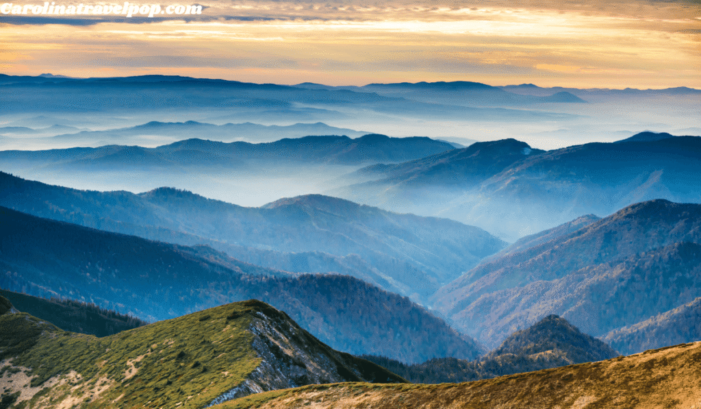 The stunning Blue Ridge Mountains offers many opportunities to explore the natural beauty!-Best Asheville NC Hikes