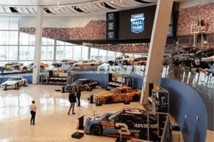 a visit to the NASCAR Hall of Fame-things to do with kids in Charlotte