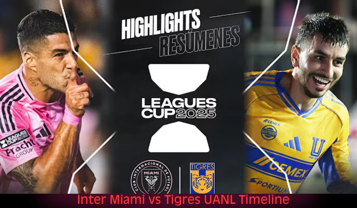 Inter Miami vs Tigres UANL Timeline