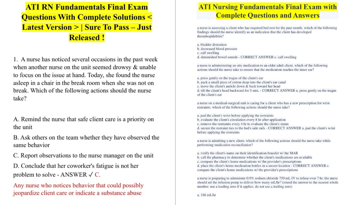 RN Fundamentals 2016 70 Questions
